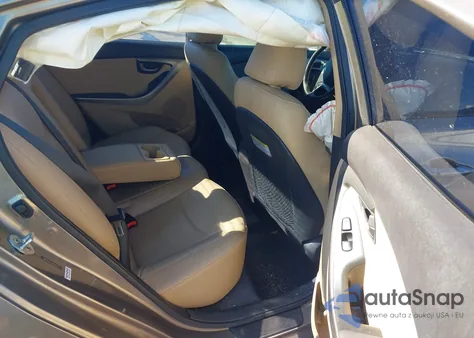 2013 Hyundai Elantra Limited z USA, uszkodzony, nr VIN 5NPDH4AE7DH284537